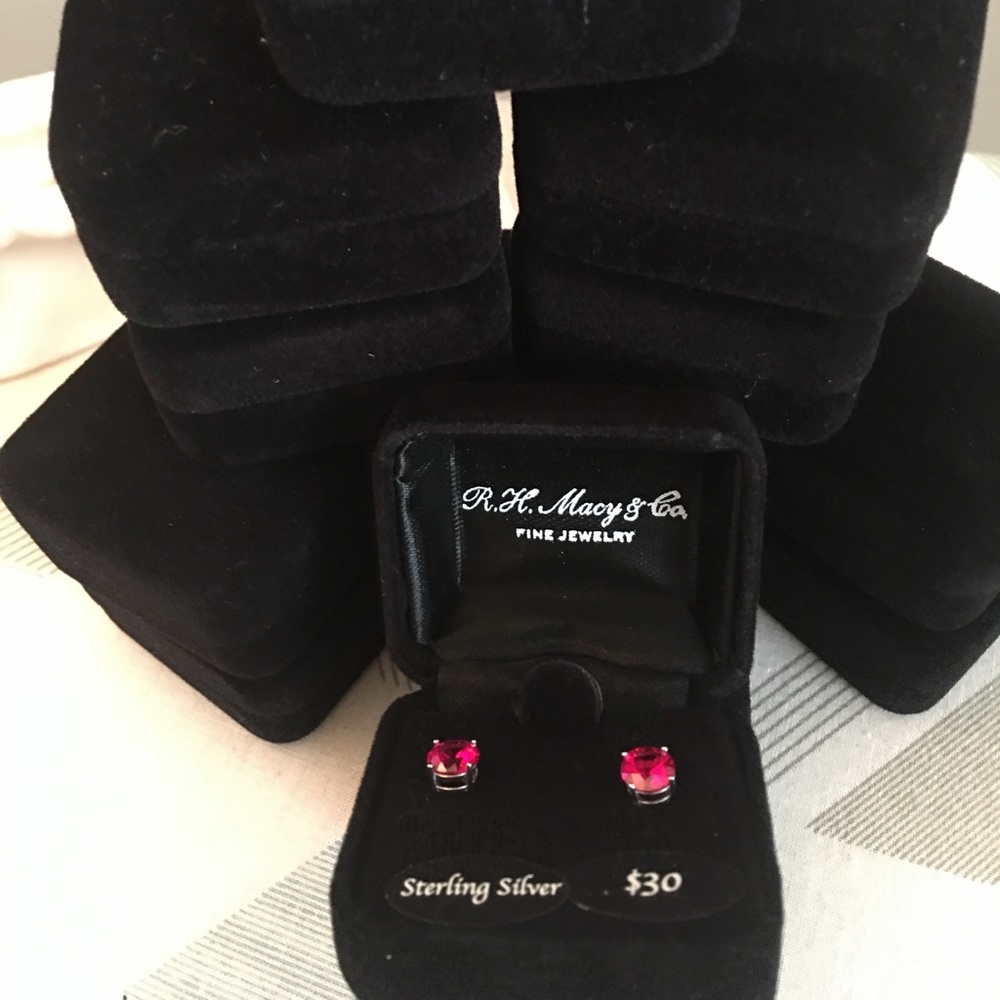 R.H. Macy & Co Fine Jewelry SS - Ruby Studs